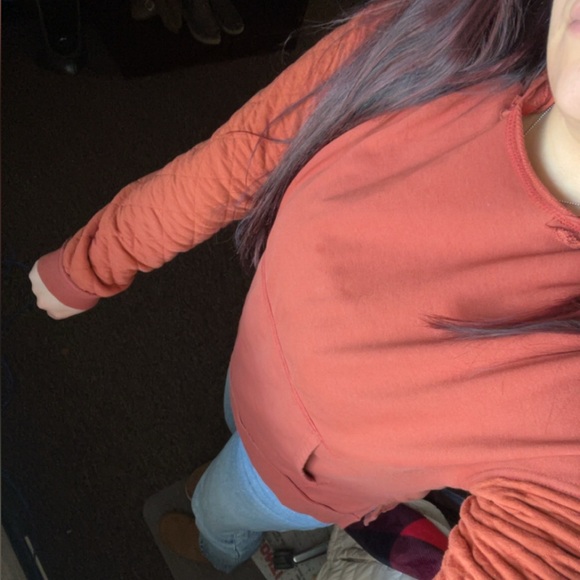 Women's Burnt Orange Hoodie - Picture 3 of 3